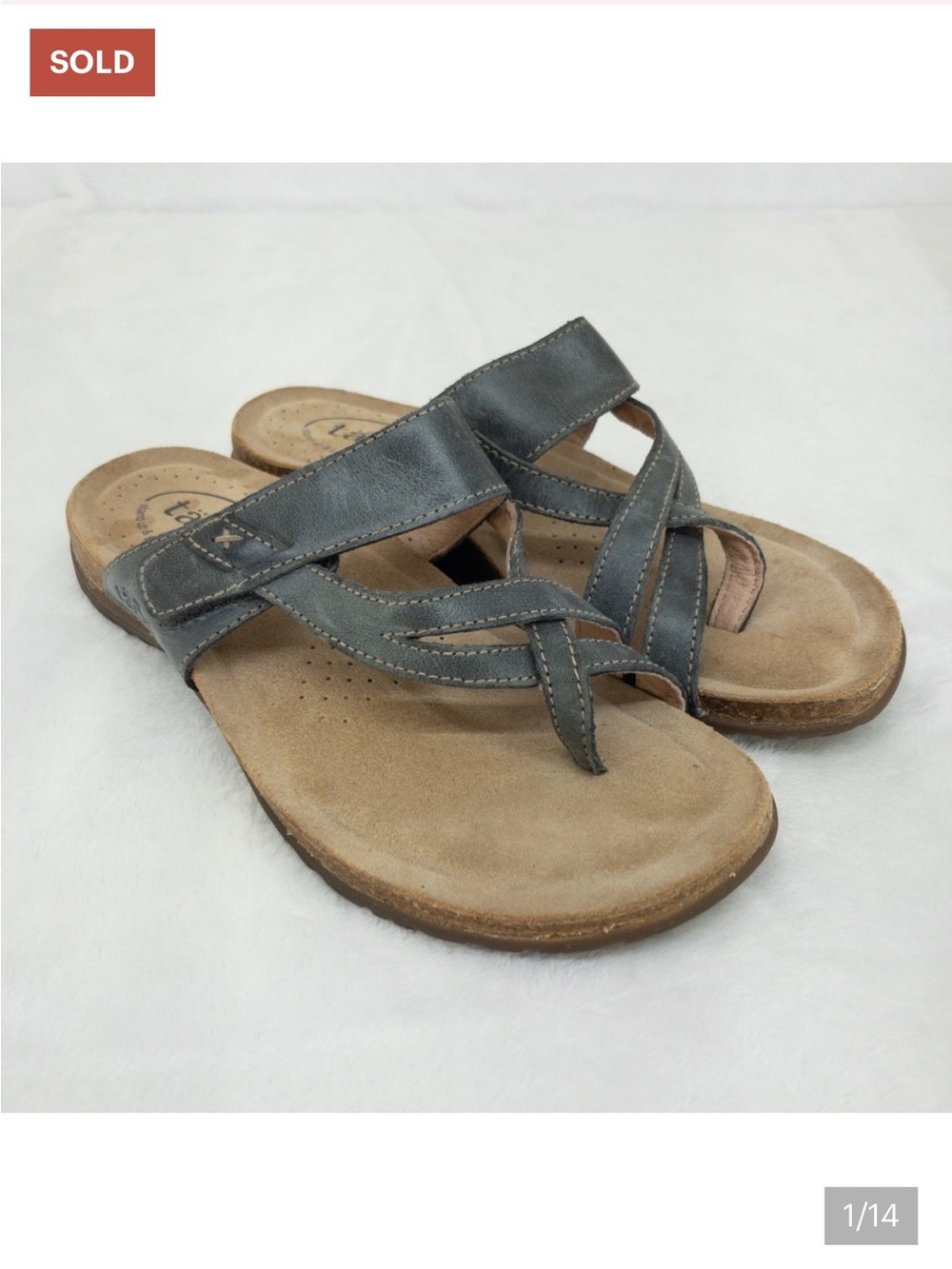 Taos perfect Women's Slide Sandals - Gray size 7